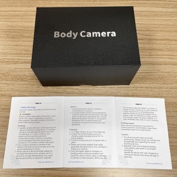 BOBLOV KJ25 Body Camera 1080P Night Vision 10-13Hrs