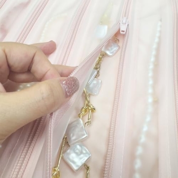 UnionPlus Velvet Jewelry Roll Organizer for Travel