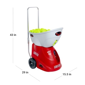 Lobster Elite Liberty Tennis Ball Machine for Training