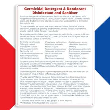 KennelSol 1-Step Kennel Cleaner - EPA Registered Liquid Concentrate Disinfectant and Deodorizer, Eff...