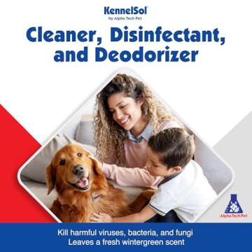 KennelSol 1-Step Kennel Cleaner - Effective Disinfectant
