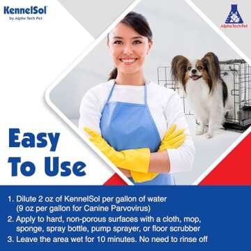 KennelSol 1-Step Kennel Cleaner - Effective Disinfectant
