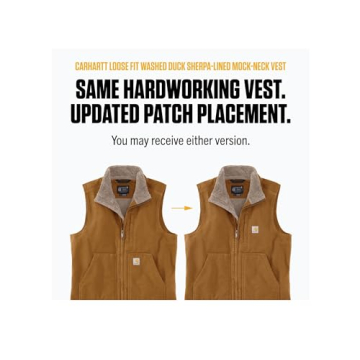 Carhartt Sherpa Lined Vest Men Warm Durable Winter Wear