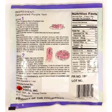 Giron Powdered Purple Yam - Ube, 115g (4 oz)