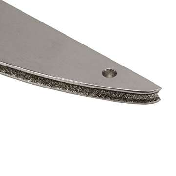 StewMac Offset Diamond Guitar Fret Crowning File, 300-Grit