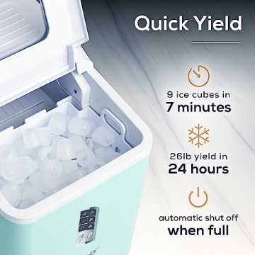Igloo Ice Maker - Automatic, Self-Cleaning, Compact Size