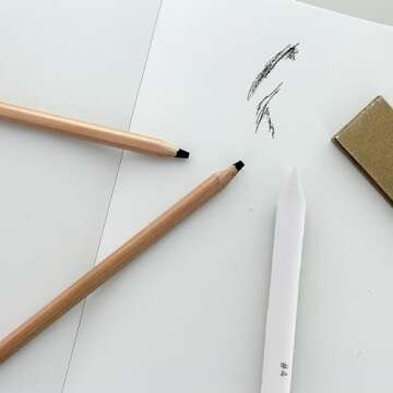 Pro Art Blending Stump, Natural 2 Piece