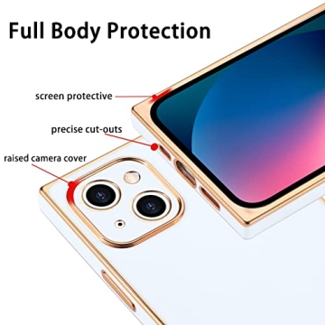 OOK iPhone 13 Case - Stylish Gold Plating & Shockproof