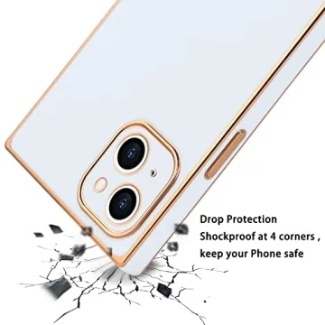 OOK iPhone 13 Case - Stylish Gold Plating & Shockproof