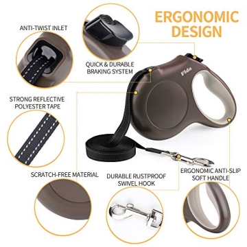 Fida Retractable Dog Leash for Small and Medium Dogs