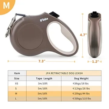 Fida Retractable Dog Leash for Small and Medium Dogs