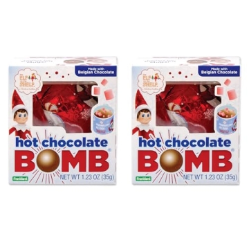 Elf on a Shelf Hot Cocoa Bombs 2 Pack for Christmas Treats