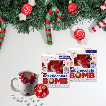 Elf on a Shelf Hot Cocoa Bombs 2 Pack for Christmas Treats