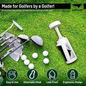 Birdie Bath Golf Ball Cleaner - Compact & Portable Wash