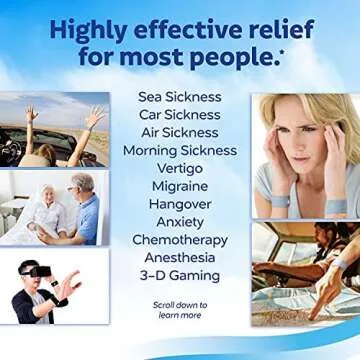 Sea-Band Anti-Nausea Wristbands for Motion & Morning Sickness