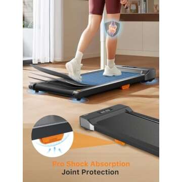 WALKINGPAD Z1SE Walking Pad for Home Office, Under Desk Treadmills 2.25 HP Portable Walking Jogging Machine with 265 lbs Weight Capacity Remote Control and LED Display (Gray)