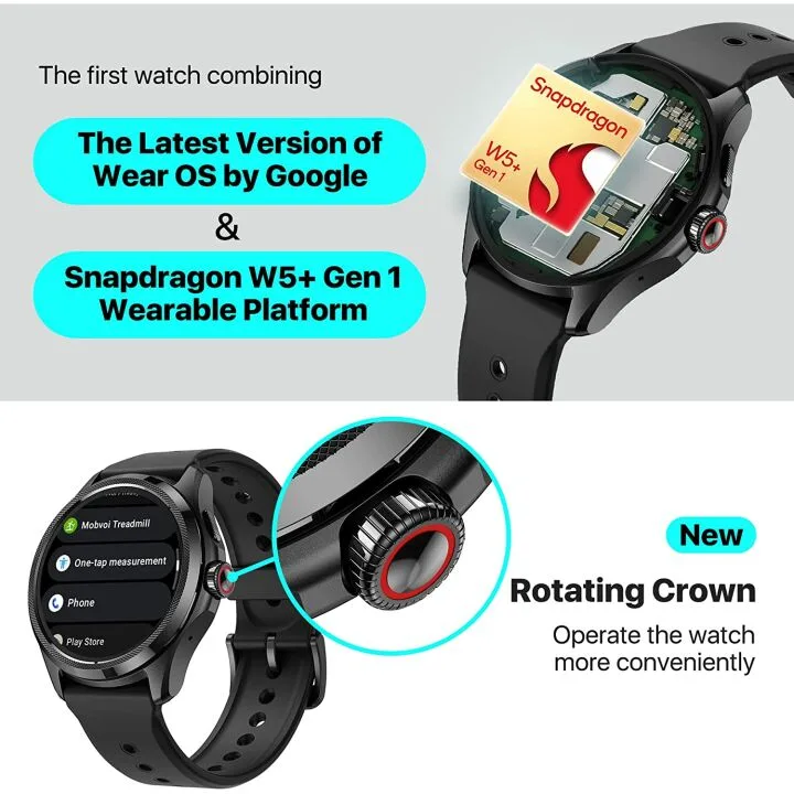 Ticwatch Pro 5: Smartwatch with Health Tracking & GPS