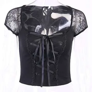 Stylish Goth Top for Alternative Fashion Lovers