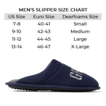 Dearfoams Men's Groom & Groomsmen Wedding Scuff Slippers