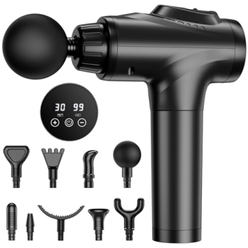 APHERMA Massage Gun: 30 Speeds & 9 Heads for Deep Tissue Relief