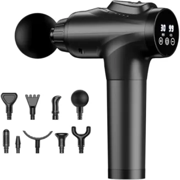APHERMA Massage Gun Deep Tissue Relief 30 Speeds 9 Heads