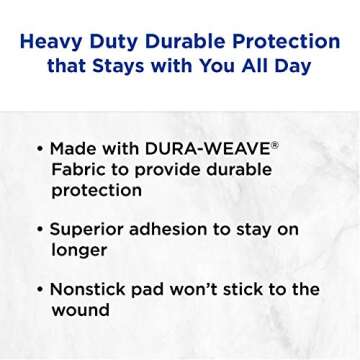 Band-Aid Brand Tough Strips Adhesive Bandage for Minor Cuts & Scrapes, All One Size, 60 ct