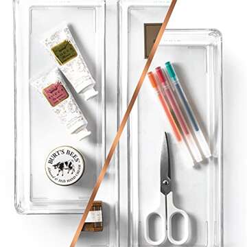 BINO Oblong Plastic Drawer Organizer – Durable & Stylish