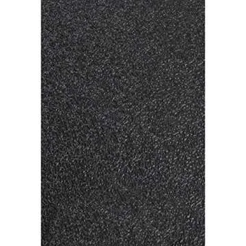 MotionTex Exercise Equipment Mat for Under Stationary Bike, Spin Bike, Exercise Bike, Treadmill, Fitness Equipment, Home Gym Floor Protection, 24" x 48", Black