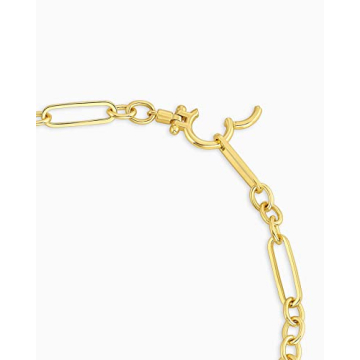 gorjana Reed Necklace 18K Gold Plated Statement Jewelry