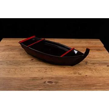 Elegant Japanese Sashimi Sushi Boat Serving Tray for Dining