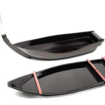 Elegant Japanese Sashimi Sushi Boat Serving Tray for Dining