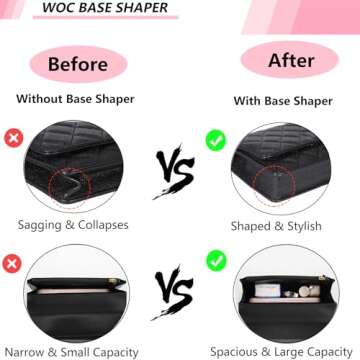 OAikor Base Shaper for WOC Handbag Small - Ultimate Support & Style