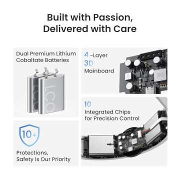 KIWI design K4 Boost Comfort Battery Head Strap Accessories for Meta/Oculus Quest 3/3S, Dual Charge the VR Headset and Battery Strap in 2.5h