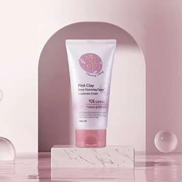 Foaming Facial Cleanser with Pink Clay - Kwailnara