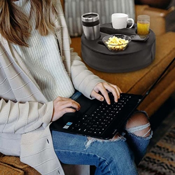 MOOKUNDY Sofa Buddy Couch Cup Holder Organizer Big Leather Black