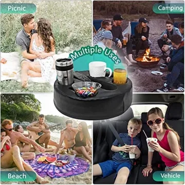 MOOKUNDY Sofa Buddy Couch Cup Holder Organizer Big Leather Black