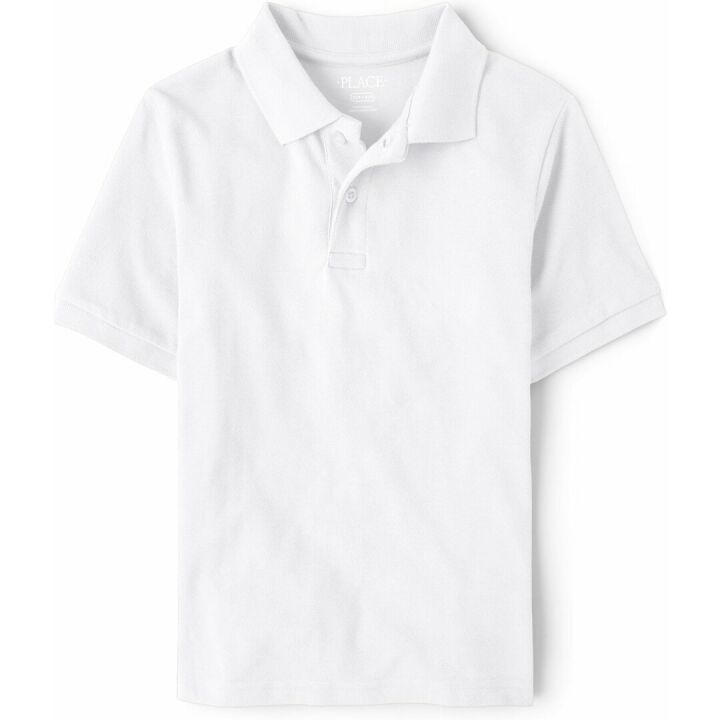 Boys Pique Polo - Short Sleeve Uniform Shirt