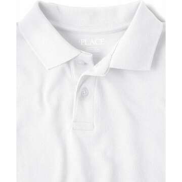 Boys Pique Polo - Short Sleeve Uniform Shirt