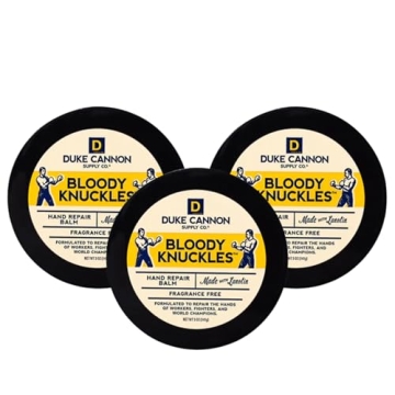 Duke Cannon Bloody Knuckles Hand Repair Balm - Unscented Moisturizer, Repair and Revitalize Dry, Cra...