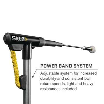 SKLZ Hurricane Select Portable Batting Swing Trainer for Baseball and Softball, Black/Yellow