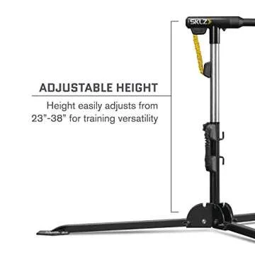 SKLZ Hurricane Select Portable Batting Swing Trainer for Baseball and Softball, Black/Yellow