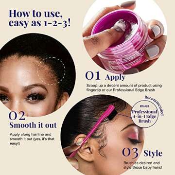 Red by Kiss Edge Fixer - 24 Hour Maximum Hold Gel