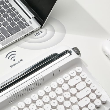 YUNZII ACTTO B303 Wireless Retro Keyboard for All Devices