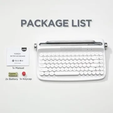 YUNZII ACTTO B303 Wireless Retro Keyboard for All Devices