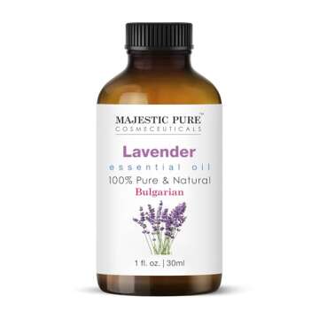 MAJESTIC PURE Lavender Essential Oil | 100% Pure and Natural | Premium Grade Essential Oils for Hair...