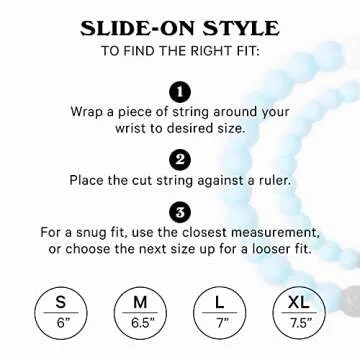 Lokai Silicone Beaded Bracelet for Autism - Medium, 6.5 Inch Circumference - Jewelry Fashion Bracelet Slides-On for Comfortable Fit - Autism Awareness Bracelet for Men & Women