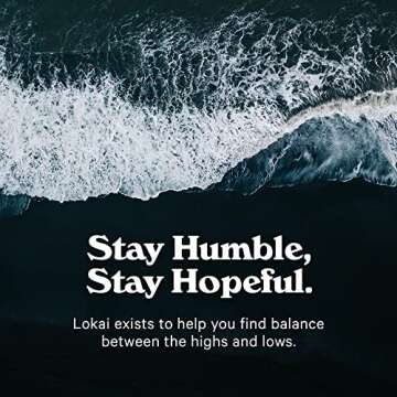 Lokai Silicone Beaded Bracelet for Autism - Medium, 6.5 Inch Circumference - Jewelry Fashion Bracelet Slides-On for Comfortable Fit - Autism Awareness Bracelet for Men & Women