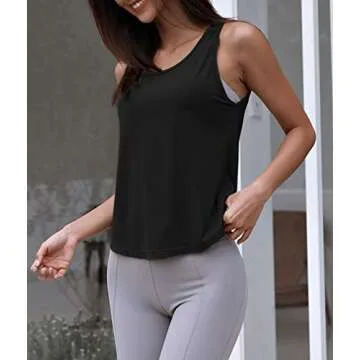 OYANUS Women's Summer Backless Workout Tops for Activewear