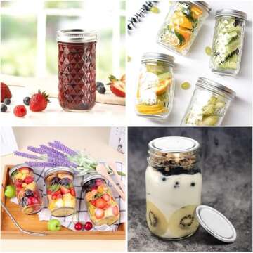 100-Count Wide Mouth Canning Lids for Ball and Kerr Jars