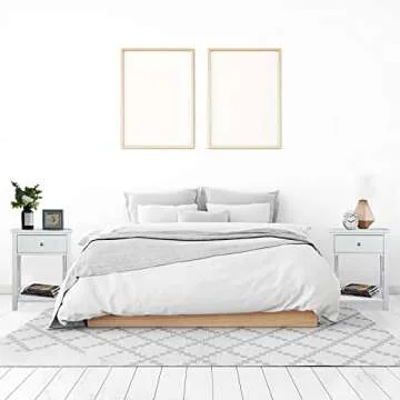 MAGIC UNION X-Design Modern Nightstand Set of 2